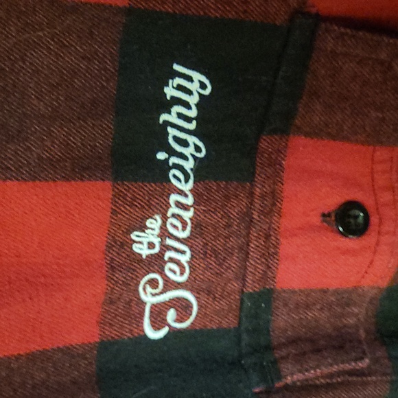 Seven80 Buffalo plaid Flannel shirt XXL - Picture 3 of 5